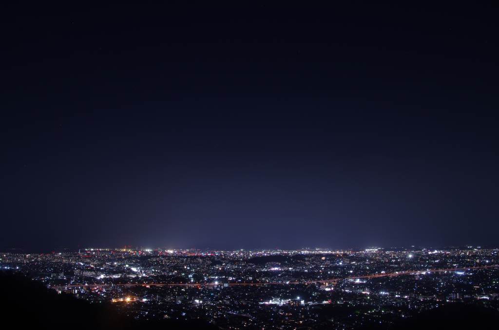 福岡市の夜景・片江展望台(2022年9月25日)